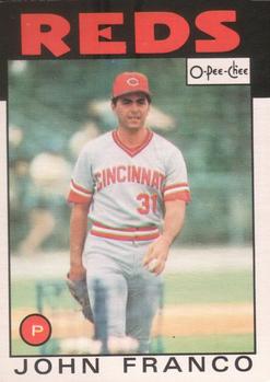 1986 O-Pee-Chee Baseball Cards 054      John Franco